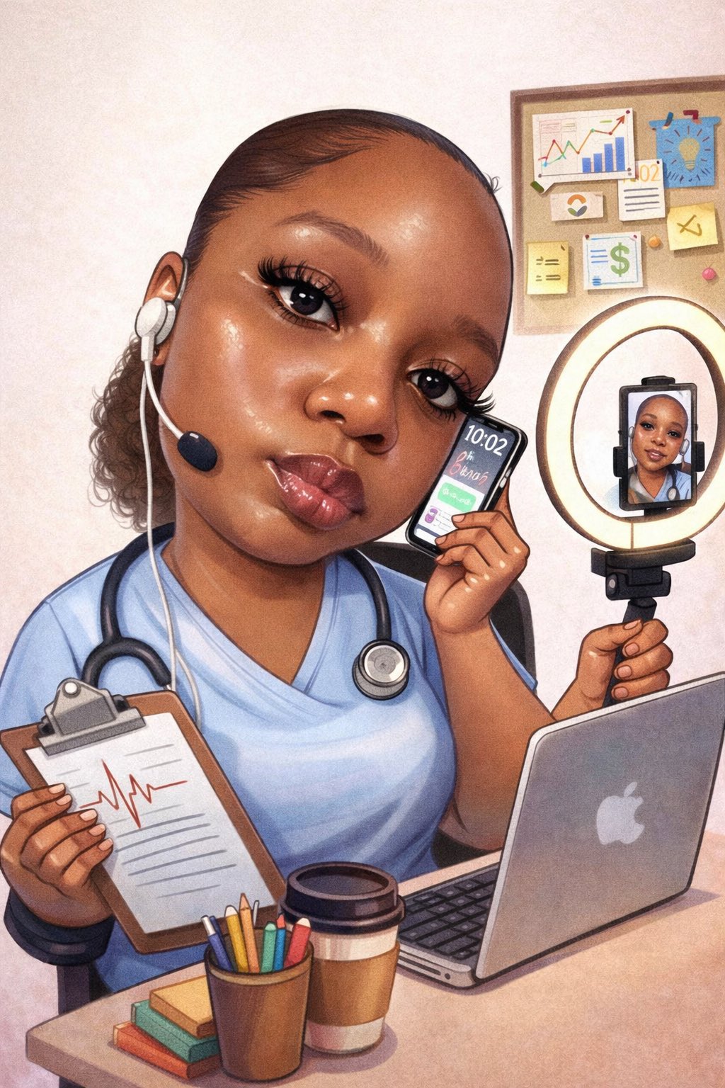 ChatGPT Caricature cover